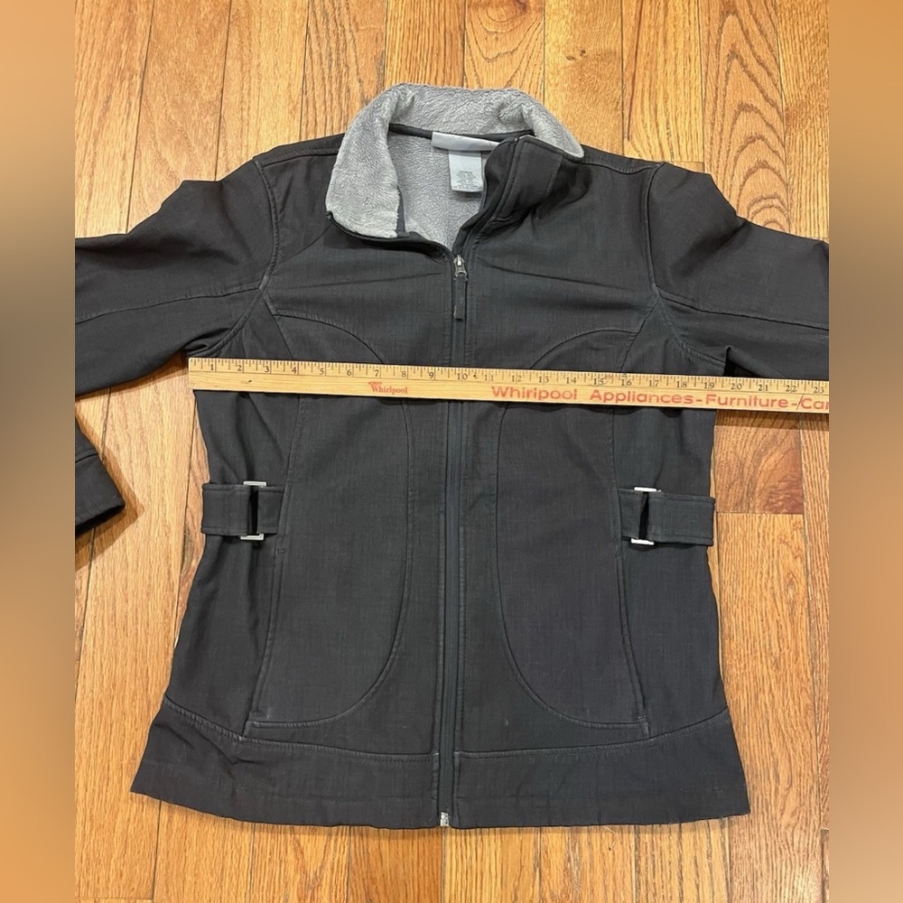 Free Country Jacket Womens Medium Black Faux Fur Lined Full Zip Winter‎ Coat - Picture 9 of 14